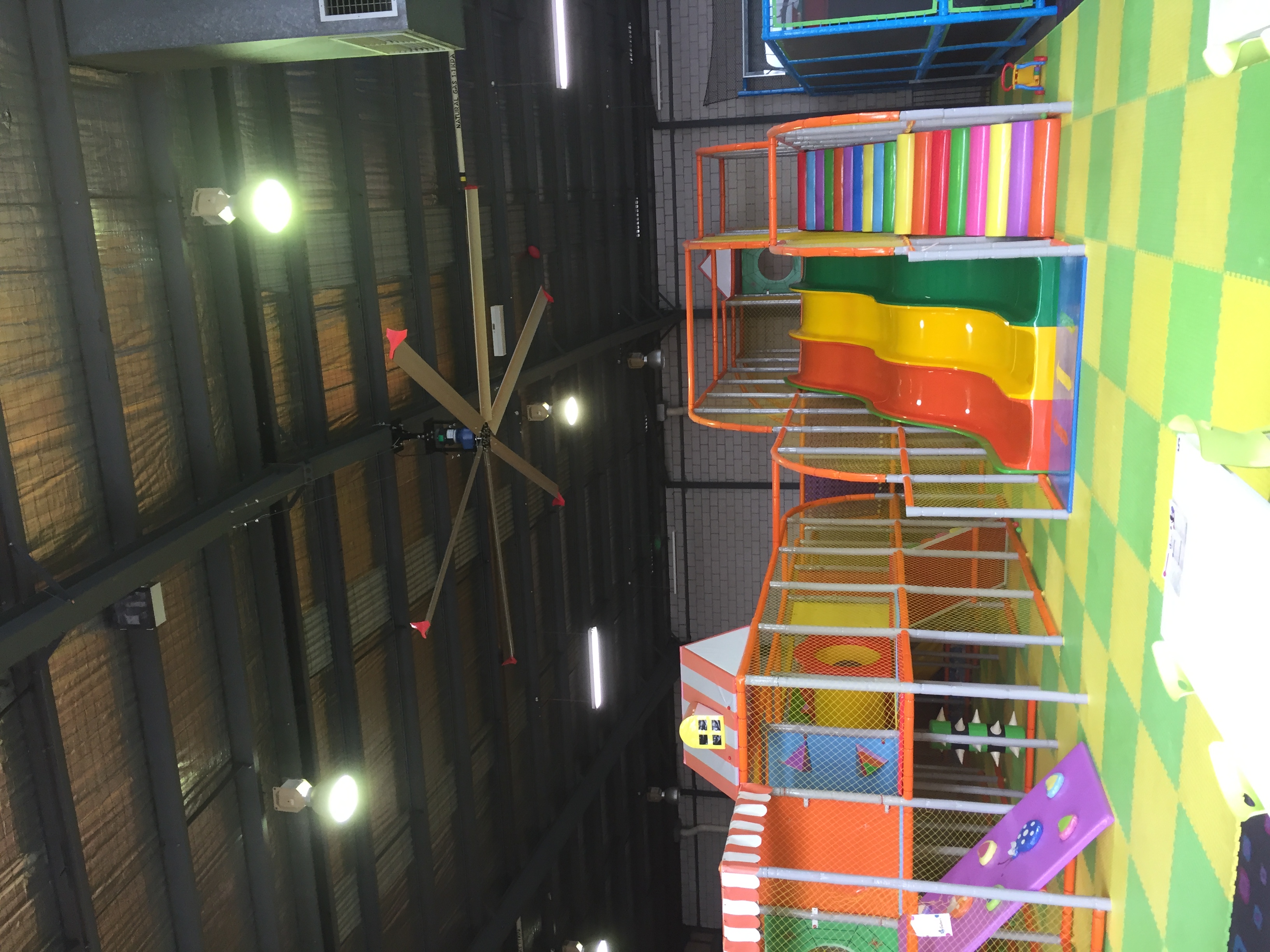 SkyBlade fan inside PlayGround