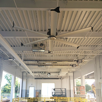 construction commercial skyblade ghost series fan