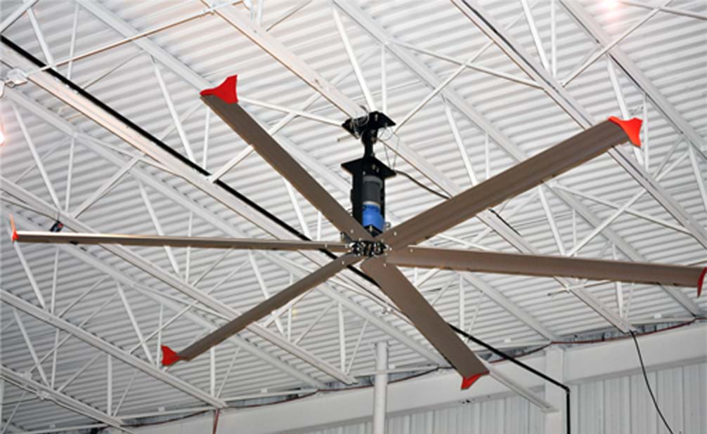 HVLS Fan, STOL Series in Warehouse